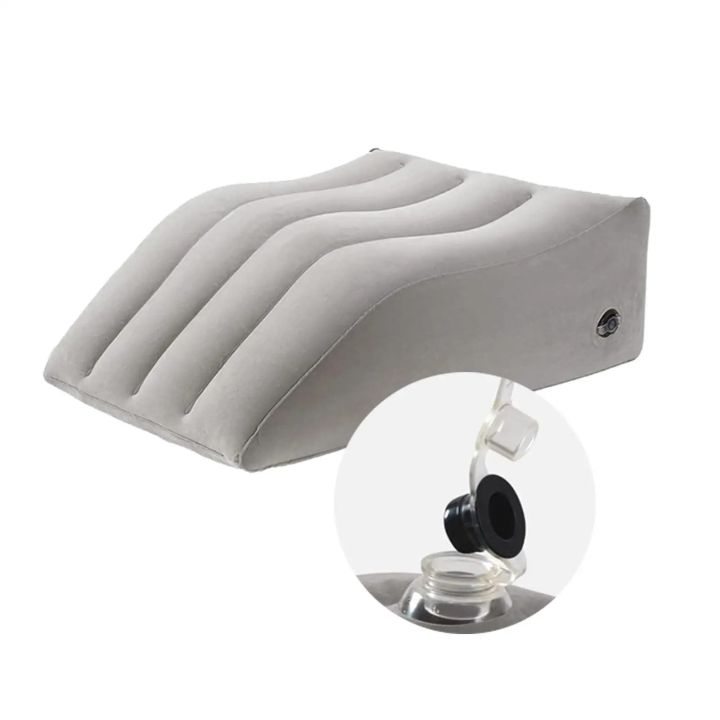 【hot】 Leg Elevation Pillow Lower Back Feet Elevation Pillow Inflatable Leg Pillow Comfort Leg Pillow For Relax Bed Reading Car Travel