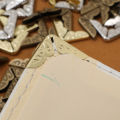 50pcs Book Photo Frame Notebook Antique Decorative Protective Corner. 