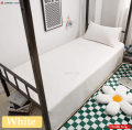 Cotton Bed Sheet (5x6.66Feet) With Matching Pillow Covers - Flat Sheet - Hand Washable.