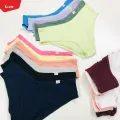 Pack of 3 Assorted Women's Cotton Ribbed V Shape Waist Hipster Panty Briers Underwear For Ladies From Levin. 
