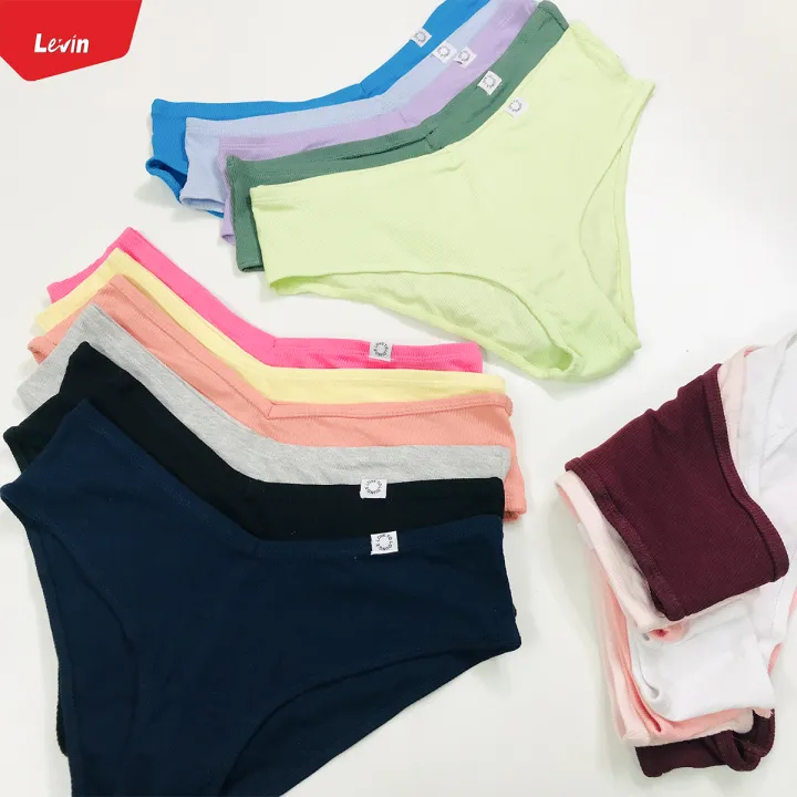 Pack%20of%205%20Pcs%20Women%E2%80%99s%20Cotton%20Ribbed%20V%20Shape%20Cotton%20Panty%20From%20Levin%20-%20Image%203