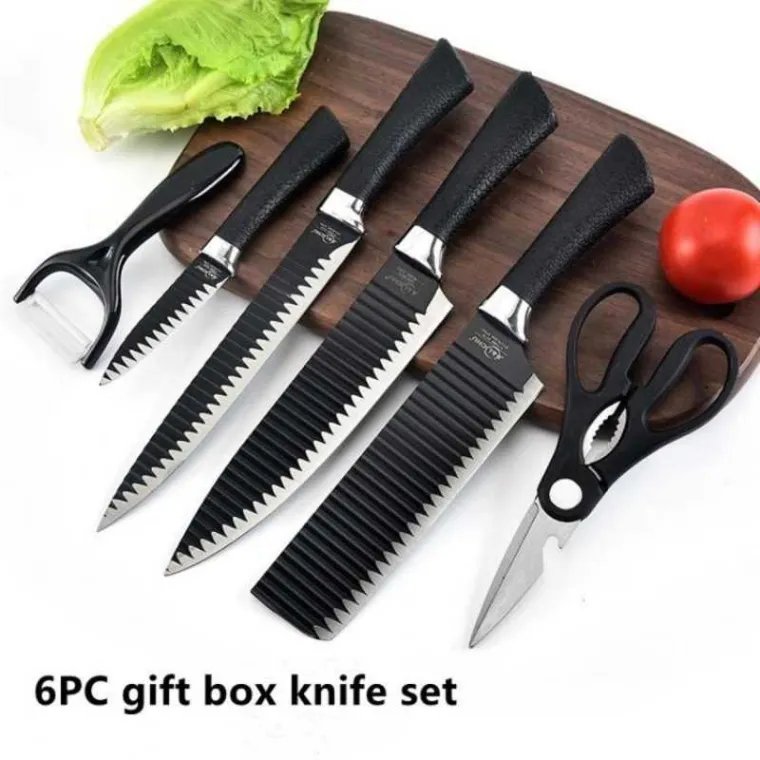 Zepter international Kitchen Knife Set (6pcs) 4x knives 1x scissor 1x ceramic peeler