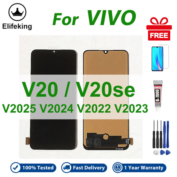 LCD No Frame For Vivo V20 V20SE V2025 V2024 Display Touch Screen Digitizer Assembly Replacement Parts