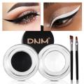 2pcs White + Black Gel Eyeliner Make Up Waterproof Cosmetics Set Eye Liner Makeup Eye Maquiagem With 2 Brushes Loser Lione. 
