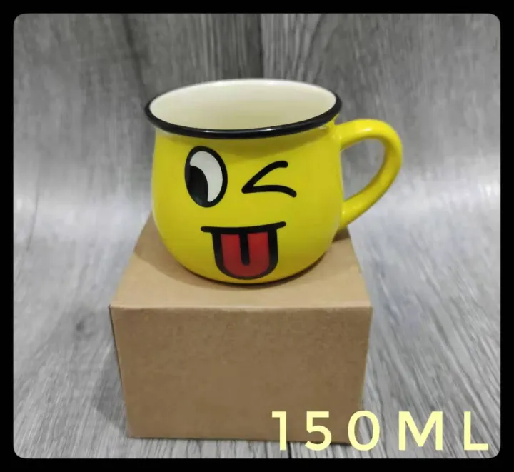 Emoji%20Ceramic%20Mug%20(Yellow)%201Pcs/%20Stylish%20Mug-%20Coffee%20Mug%20-%20Image%203