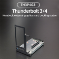 TH3P4G3 85W PD Charging for GPU Dock for Laptop Notebook to External Graphic Card 40Gbps for Easy to Use. 