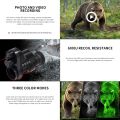 4X14 infrared night vision instrument 850nm monocular camera playback. 