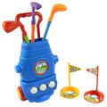 Kids Mini Plastic Golf Club Set Toy with 3 set balls and All Accessories. 