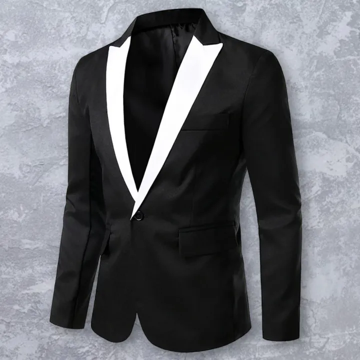 Stylish%20Suit%20Jacket%20Lapel%20Outerwear%20Loose%20Contrast%20Color%20Suit%20Coat%20Men%20Blazer%20Suit%20Coat%20Wearhouse%20-%20Image%202