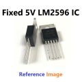 Fixed 5V LM2596 IC LM2596 Voltage Regulator IC Buck Converter LM2596T Step Down IC 5V Voltage Regulator IC 5 Pin Leads TO-220-5 LM2596 DC DC Buck Converter. 