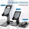 T2 Universal Ergonomic Collapsible Adjustable Desktop Tablet Mobile Phone Holder.