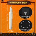 Halloween Floating Candles with Remote Control LED Flameless Candles Hanging Flameless Candlesticks LED Taper Candles.