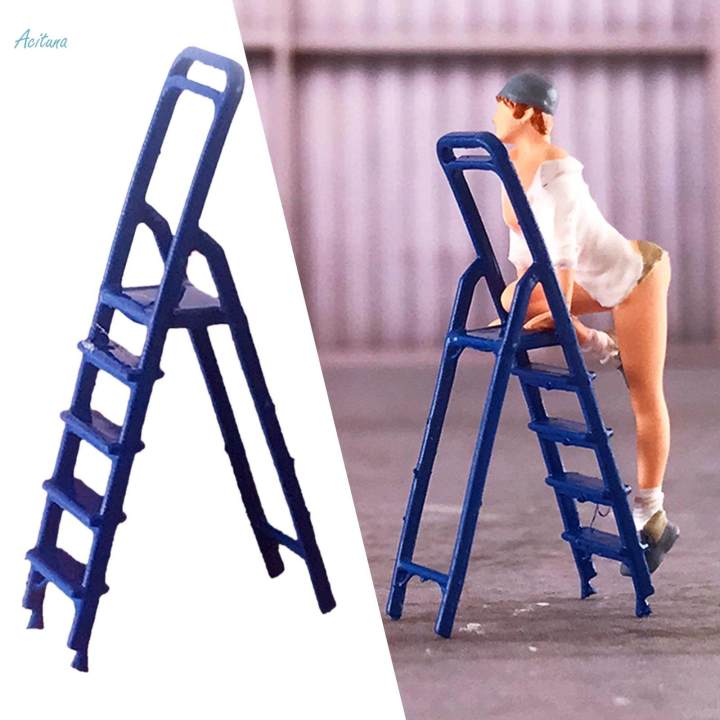 1/64%20Figures%20Ladder%20Miniatures%20Layout%20Street%20Scene%20DIY%20Projects%20S%20Scale%20-%20Image%206
