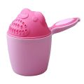 Cute Baby Bath Mug Shampoo Cup Baby Plastic Cartoon Bear Shape Bath Rinse Shower Cup Newborn Wash Hair Shower Spoon Child Handheld Safty Shampoo Cup. 