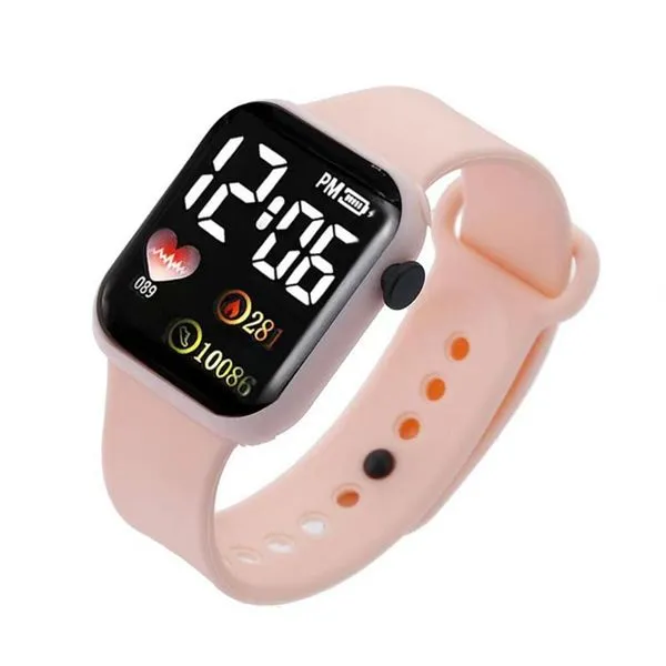 just like Rubbers Strap Digital Watch for Women