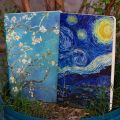 Starry Night & Almond Blossoms Notebook (SN201903104 & SN202130133) 2-Pack. 