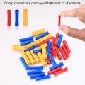 Insulated & Non-Insulated Butt Connectors Wire Ferrule Terminals for DIY Electrical Splice 2.5rm to 50rm Plug Connectors. 