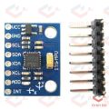 GY521 MPU-6050 3-Axis Accelerometer and Gyroscope Sensor Module for Arduino, I2C Interface, 3-5V, ±250 to ±2000°/sec Range. 