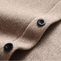 Korean Khaki Black Gray Cardigan Jacket Men Clothing Solid Color Cardigan Jacket Men Knit Casual Stand Collar Cardigan Coat Men. 