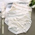 Crotch Hot Underwear Antibacterial Female Online Influencer Seamless Ice Silk Underwear Pure Cotton Female Students Summer Ultra-Thin Seamless Thin.