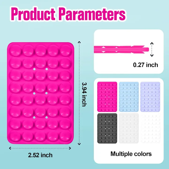 2%20Pack%20Suction%20Cup%20Phone%20Case%20Mount%20Double-Sided,Silicon%20Sticky%20Phone%20Stand%20for%20iPhone%20and%20Android,%20Hands-Free%20Strong%20Grip%20Holder%20for%20Selfies%20and%20Videos%20-%20Image%209
