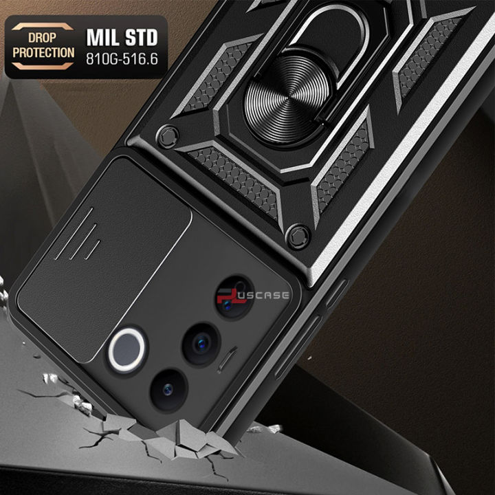 PlusCase%20for%20Vivo%C2%A0V27e%20Phone%20Casing%20Slide%20Lens%20Armor%20Case%20Shockproof%20Stand%20Holder%20Camera%20Protect%20Back%20Cover%20-%20Image%208