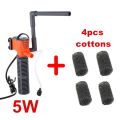 3-IN-1 Mini Aquarium Internal Filter Submersible Water Pump Filter Oxygen Circulation For Fish Turtle Tank 3W 5W 220V.