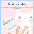 [Fashion and Trends] Mini Portable Thermal Printer Paper Photo Pocket Thermal Printer Printing Wireless BT Connect Printers 200 dpi Photo Label. 