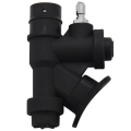 Scuba Diving Universal Electric Inflator Relief Valve Black Cable Tie Bcd with 45 Degree Angle Mouthpiece for Standard 1 Hose K-Type Safety Valve. 