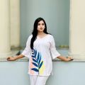 Trandy Nora Leaf Printed Women’s Co-Ord Set (Top + Pant).