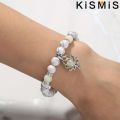 KIIS 1PC Natural Stone Bracelet Luminous Bracelet Charm Bead Bracelet for Men and Women Bracelets Chakra Healing Bracelet.