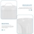 Can Trash Bin Mini Garbage Waste Lid Desktop Metal Desk Container Basket Bucket Tiny Pot Countertop Flower Storage Cans Paper. 