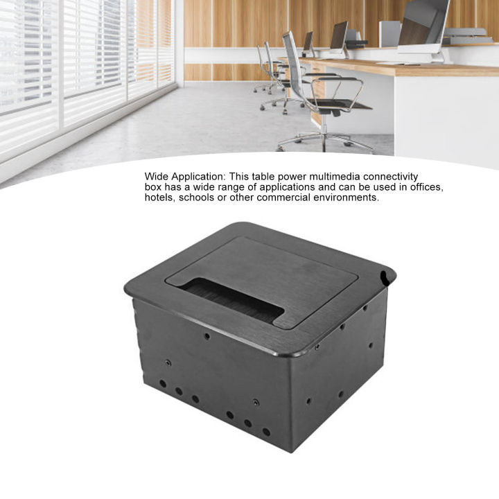 Embedded%20Socket%20Box%20AC250V%2013A%20Table%20Power%20Receptacle%20Flame%20Retardant%20PC%20for%20Office%20Conference%20Room%20-%20Image%202