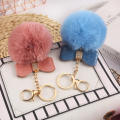 Keychain Bag Pendant Pom Pom Keychain Keyring Wallet Accessory. 