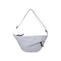 Dumpling Bag Women's Japanese Simple Solid Color Shoulder BagKorean Trendy Urban Niche Nylon Water-repellent Crossbody Bag Akane.