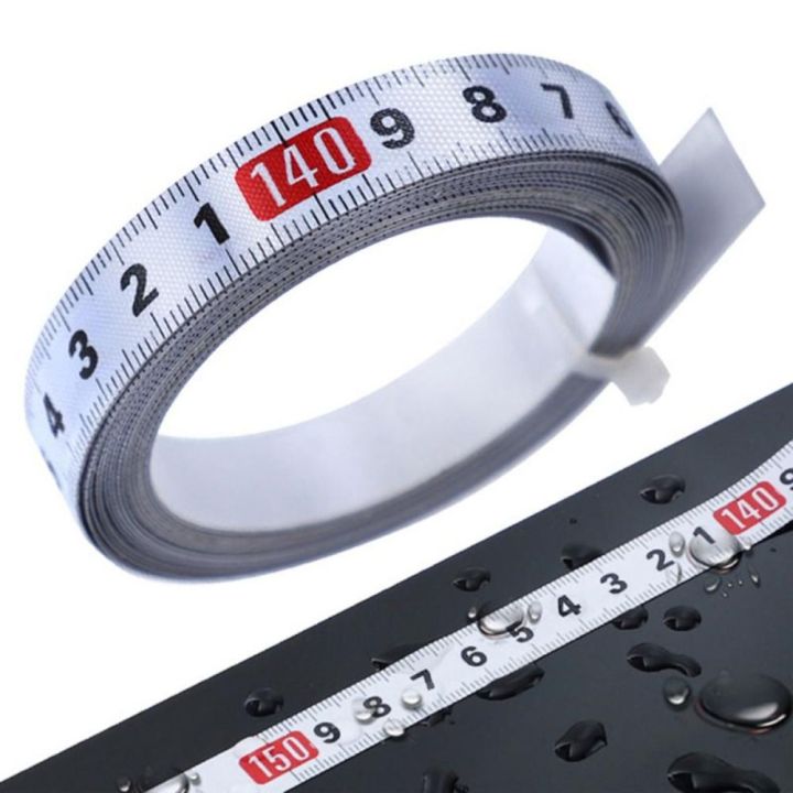 13mm Ruler 【Must-have】 Self-Adhesive Measuring Tape Stainless Steel 13MM Width ...