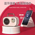 Space capsule Bluetooth speaker Disney co-branded ultra-mini portable outdoor Internet celebrity live broadcast single and double microphone can sing.