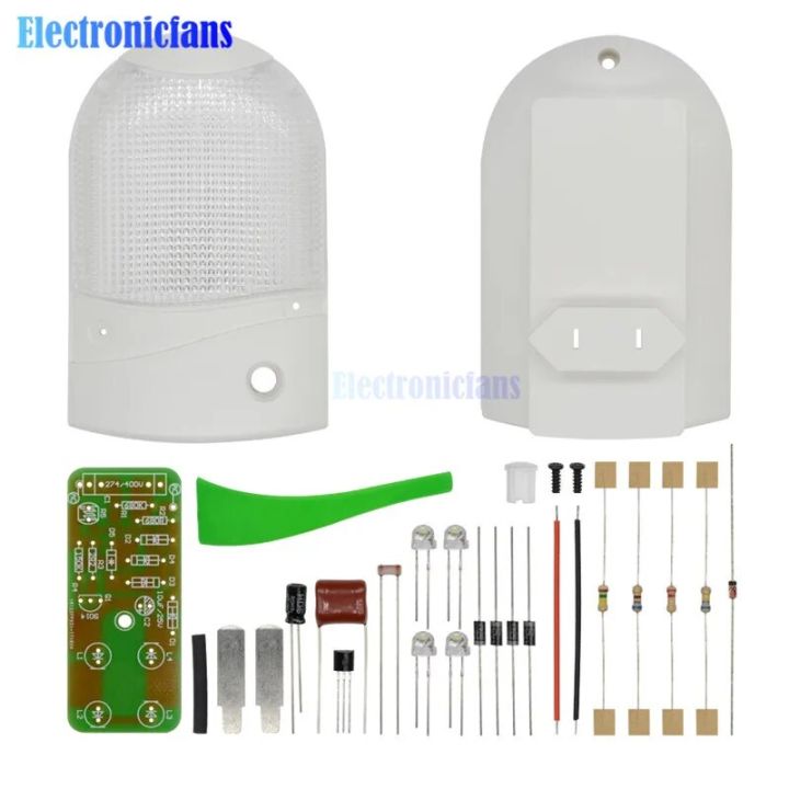 【Daily Necessities For Anyone Store】DIY Kit LED Light Control Night-Light Photosensitive CON-L Nightlight Electronic Suite 1W 220V
