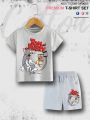 Good Quality T-shirt Set 6 Month To 6 Year Kids Tom And Jerry Printed. 