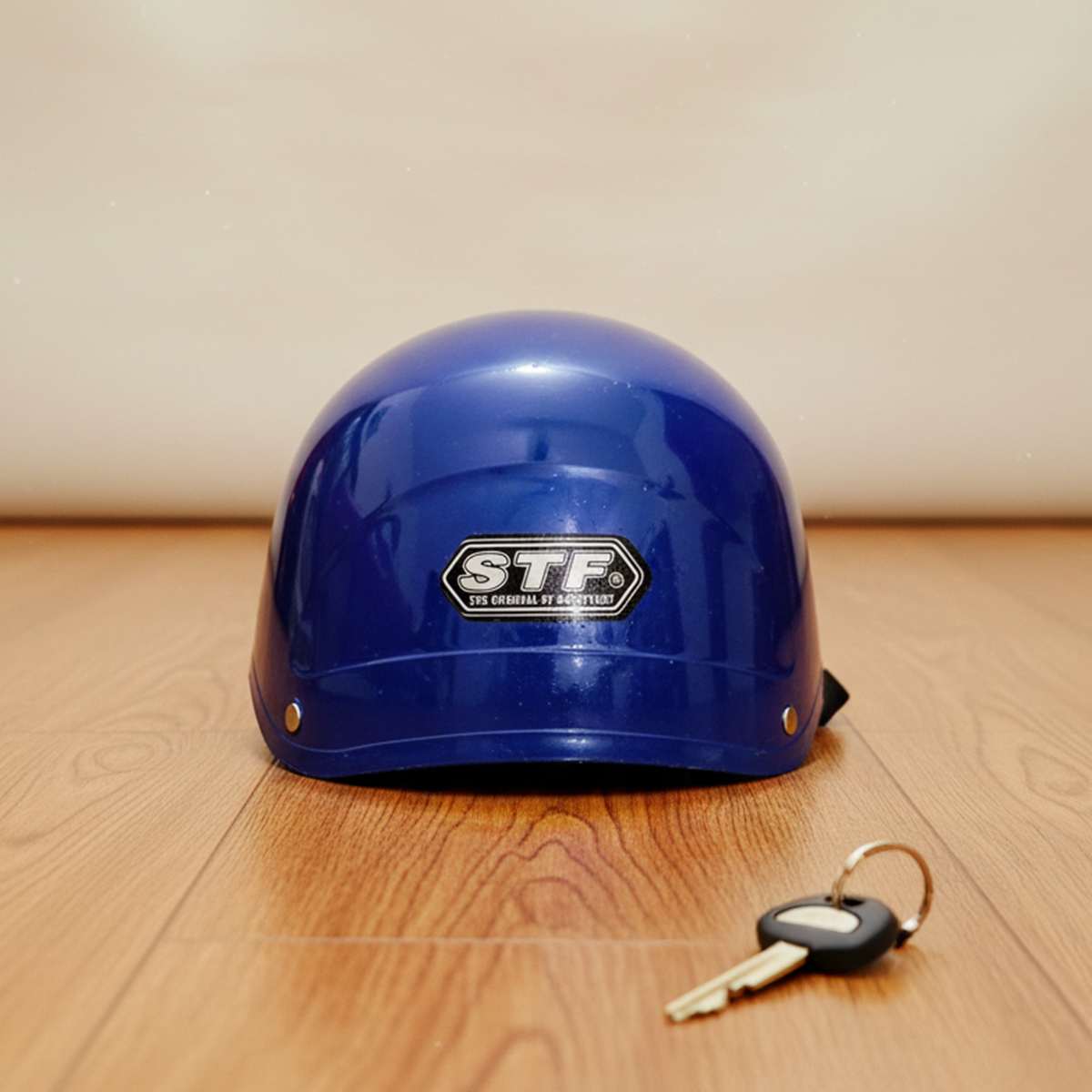 Z Power/STM Open Face Cap Helmet -Red/Black/Blue