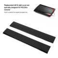 Left & Right Faceplate Cover for PS3 Slim Black Replacement Case Console. 