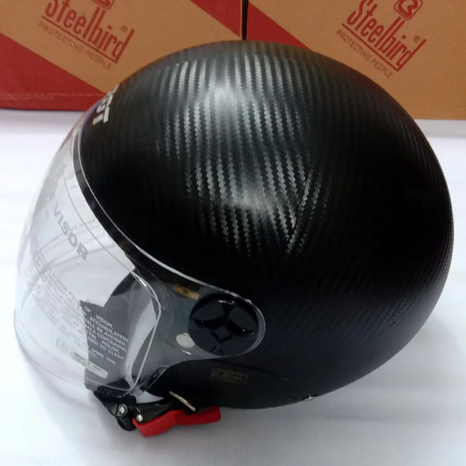 Jual Helm Rsv Half Face Steelbird Halfface Black Colour Helmet For