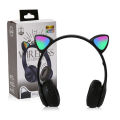 Cross-border new P47M cat ear luminous headset bluetooth headset mobile phone wireless game headset universal wholesale. 