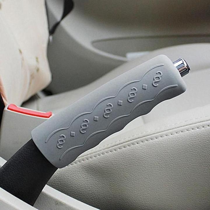 Universal%20Grey%20Car%20Anti%20Slip%20Silicone%20Parking%20Hand%20Brake%20Boot%20Cover%20Lever%20-Gray%20-%20Image%202