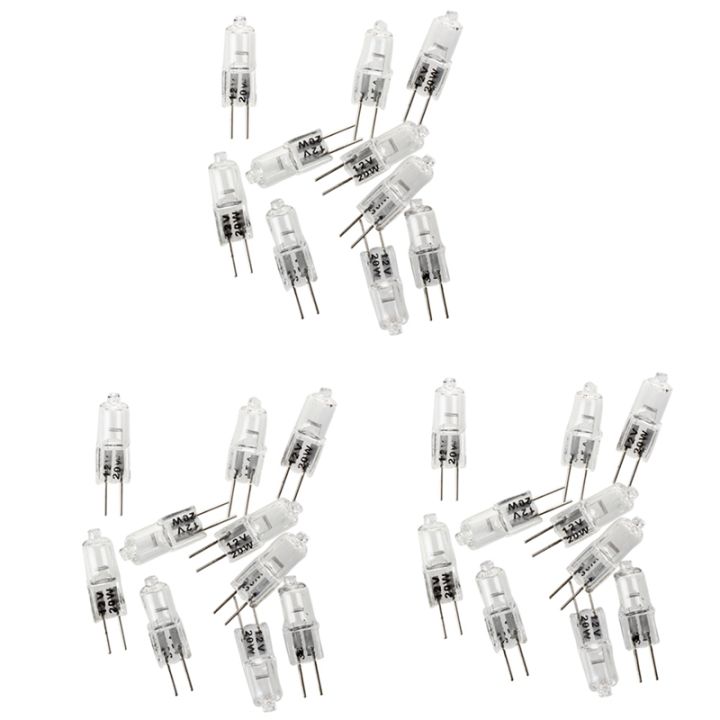 30%20x%20JC%20G4%2012V%2020W%20Clear%20Halogen%20Capsule%20Lamp%20Light%20Bulbs%20-%20Image%202