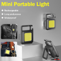 Multifunctional Portable 4 Modes Light Mini Glare COB LED 500 mAh 6W Keychain Light USB Rechargeable Flashlight Emergency Lamps Outdoor Camping Light. 