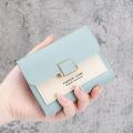Ladies clutch purse Mini Wallet For Women Card Holder Short PU Leather Bags Short Small Coin Keeper for Girls.