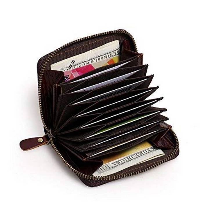 Wallets for Women Small Blocking Zipper Credit Card Wallet/Purse