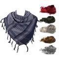 BataBata Tactical Arab Shemagh Military Scarf Outdoor Hiking Army Desert Scarves Muslim Hijab for Men Women Windproof Scarf Cotton Skull.
