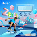 Haier 1.5 Ton ZenGlow Inverter AC | Free Delivery & Installation | 12 Years Compressor Warranty | Energy Saving | Fast Cooling | Colorful AC | ZenGlow-18INVPX6B / ZenGlow-18INVPX6P. 